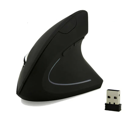 Wireless Mouse USB Computer Mice Ergonomic Desktop Upright Mouse Vertical Gaming Mouse 1600DPI for PC Laptop Office Home