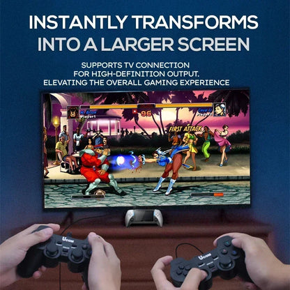 NEW Project X Pocket Gaming Console 128G 40000+ Games Support Big PS1 Retro Game Dual Speaker Stereo Essential Gift for Children